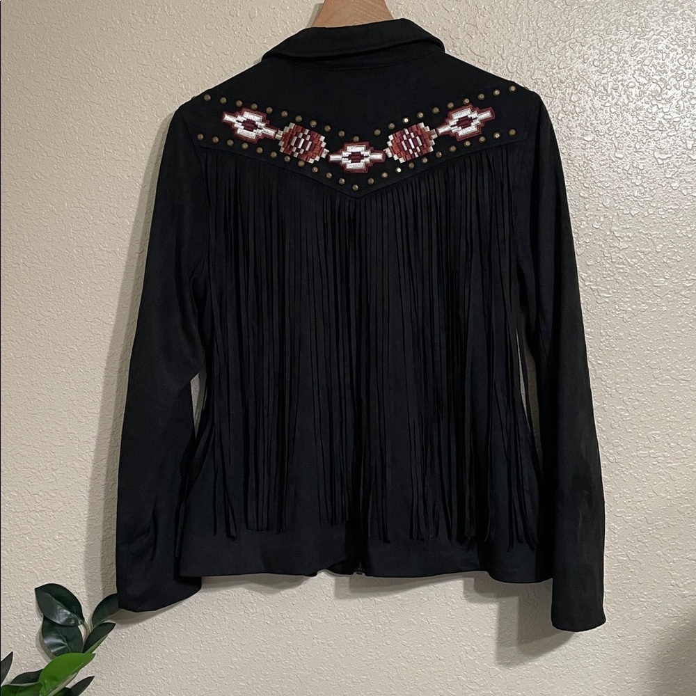 Idyllwind Spell fringe faux leather jacket - Picture 5 of 11